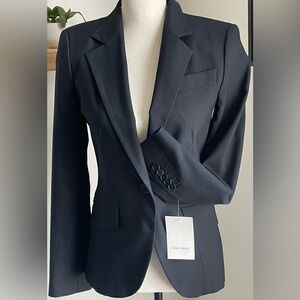 ZARA NWT Nvr Worn! Brand New! Black Fitted Tailored Suiting Blazer Jacket Sz 4